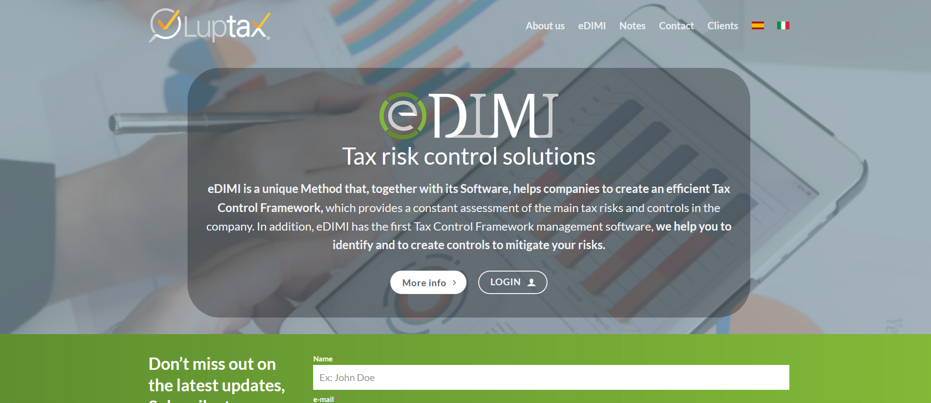 eDIMI - Software Tax Control Framework | Luptax - Luptax